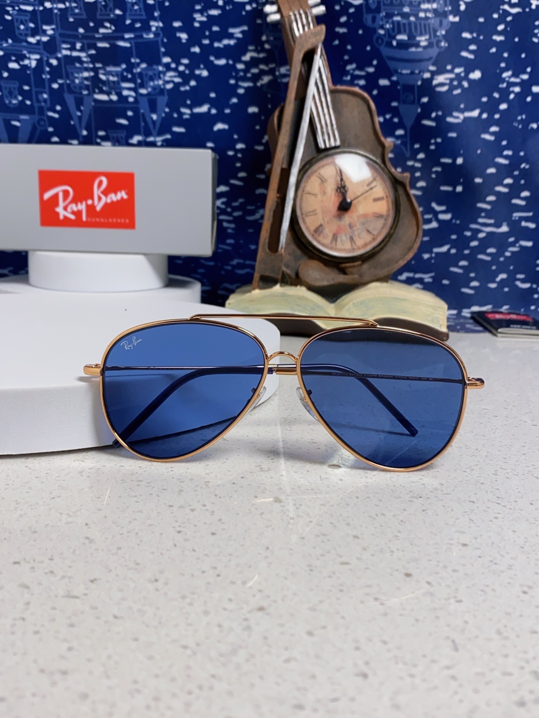 RayBan雷朋 2025成毅同款REVERSE反转系列 凹面镜片 莱尼克拉维茨联名限量版飞行员式墨镜 