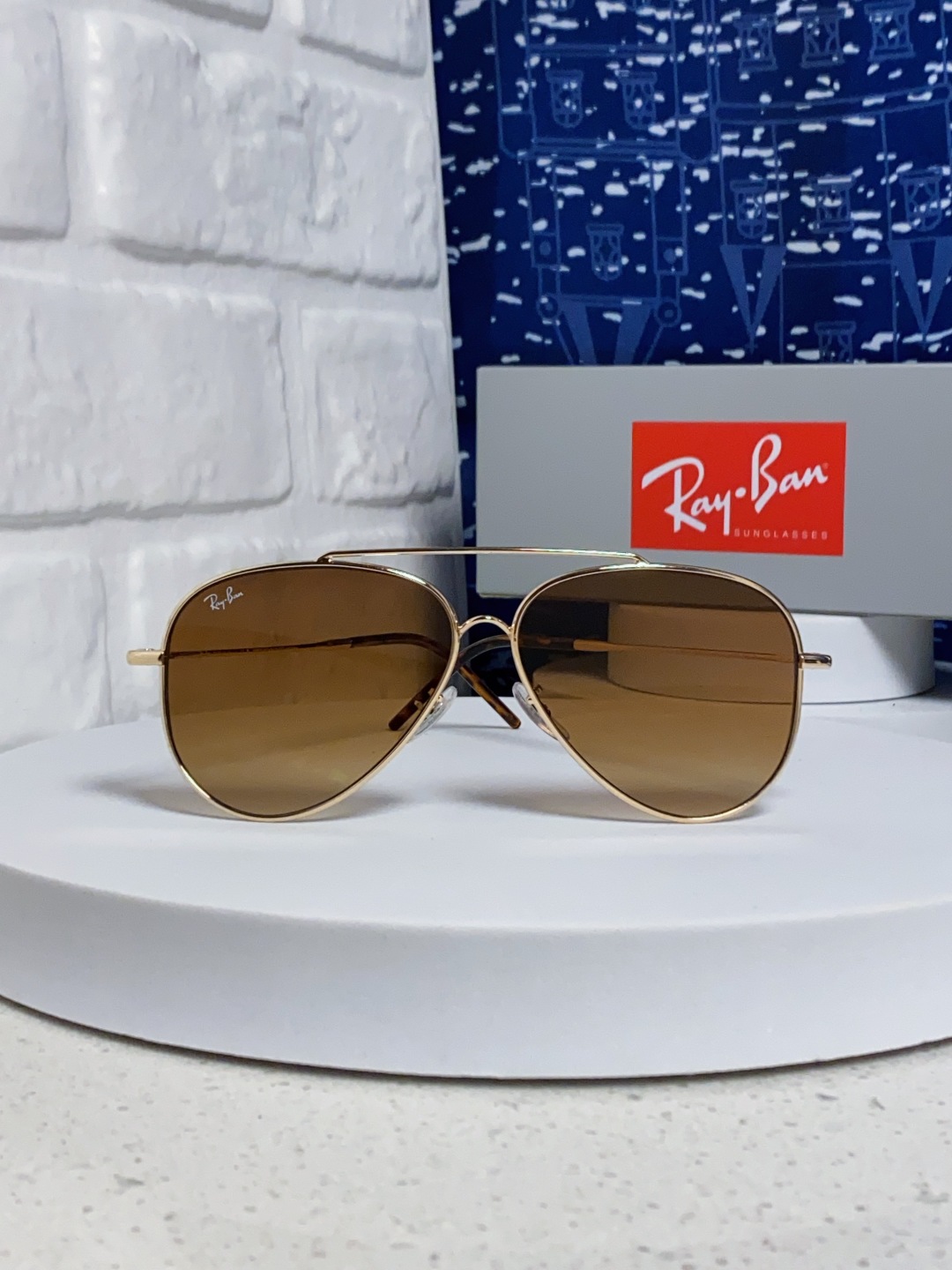 RayBan雷朋 2025成毅同款REVERSE反转系列 凹面镜片 莱尼克拉维茨联名限量版飞行员式墨镜 