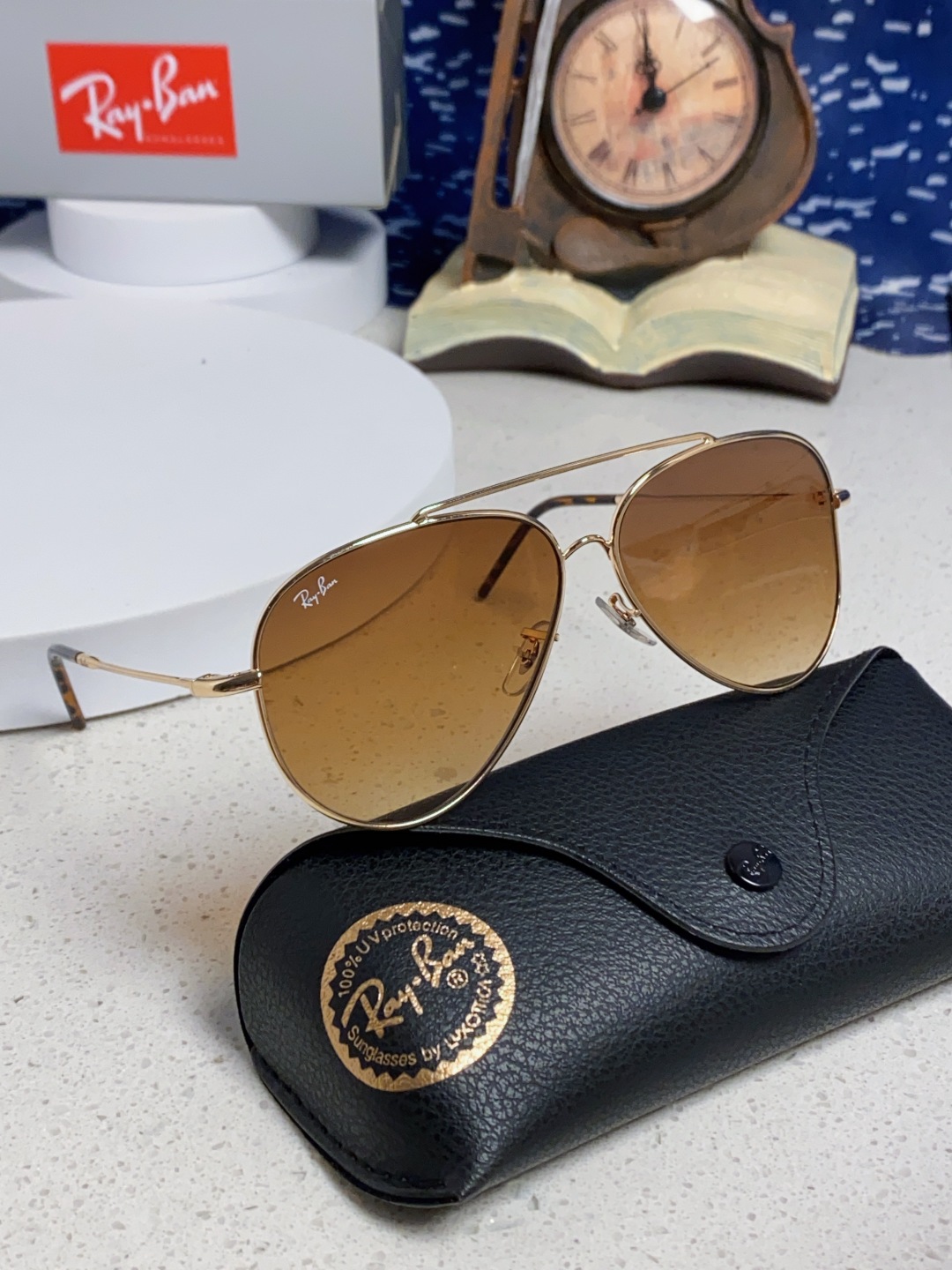 RayBan雷朋 2025成毅同款REVERSE反转系列 凹面镜片 莱尼克拉维茨联名限量版飞行员式墨镜 