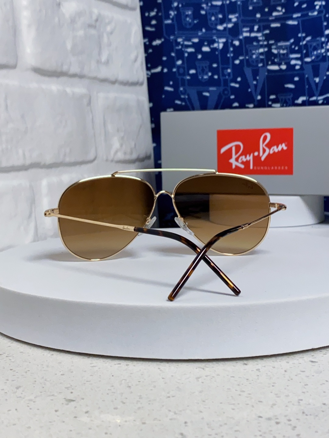 RayBan雷朋 2025成毅同款REVERSE反转系列 凹面镜片 莱尼克拉维茨联名限量版飞行员式墨镜 