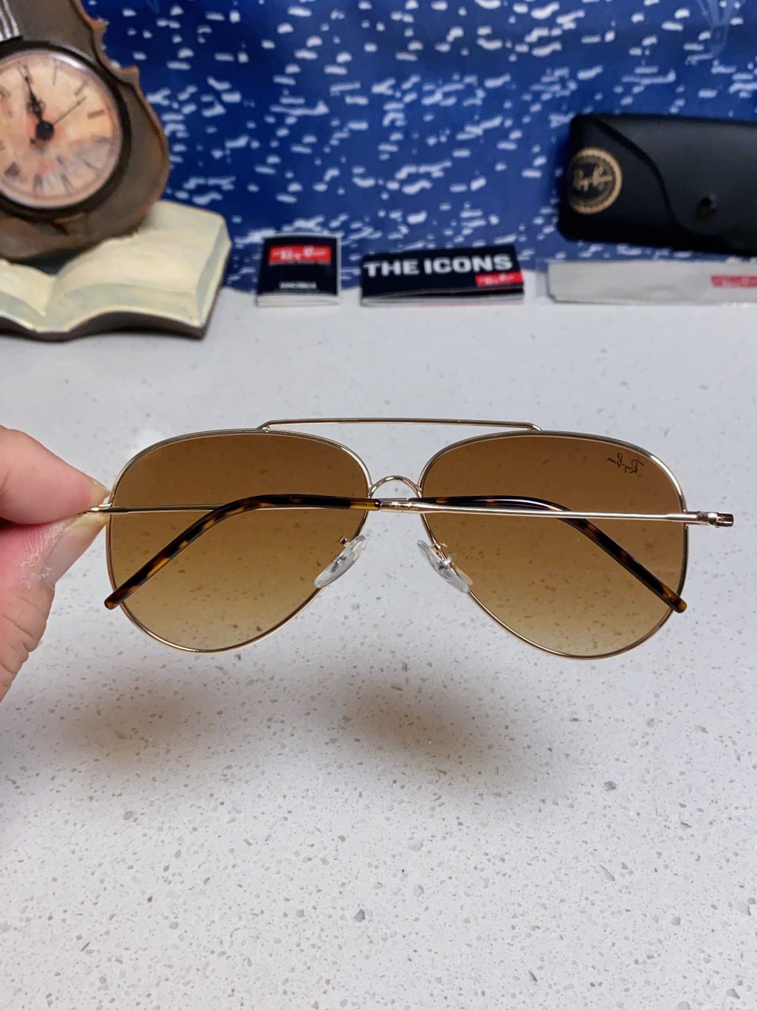 RayBan雷朋 2025成毅同款REVERSE反转系列 凹面镜片 莱尼克拉维茨联名限量版飞行员式墨镜 