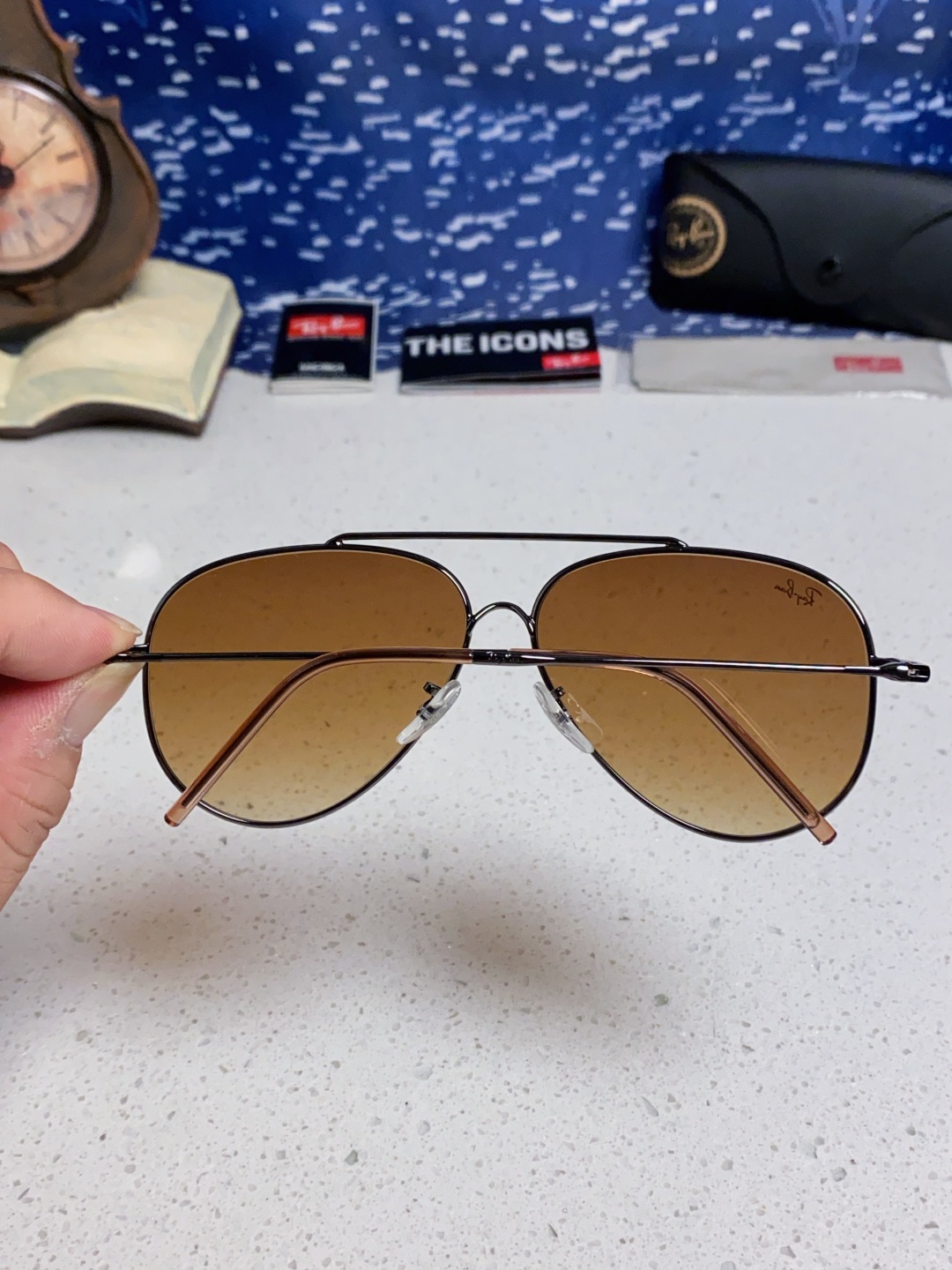 RayBan雷朋 2025成毅同款REVERSE反转系列 凹面镜片 莱尼克拉维茨联名限量版飞行员式墨镜 