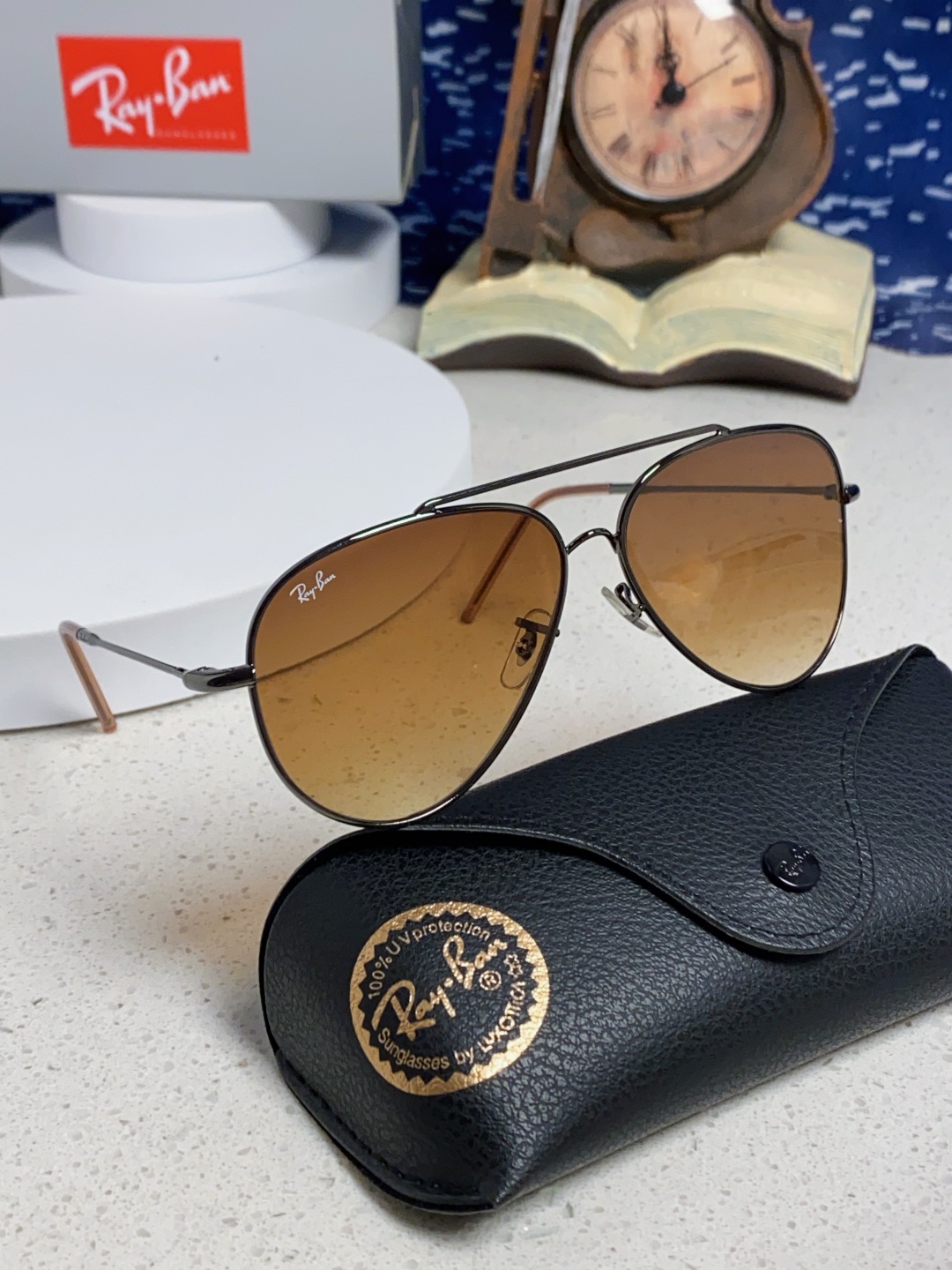 RayBan雷朋 2025成毅同款REVERSE反转系列 凹面镜片 莱尼克拉维茨联名限量版飞行员式墨镜 