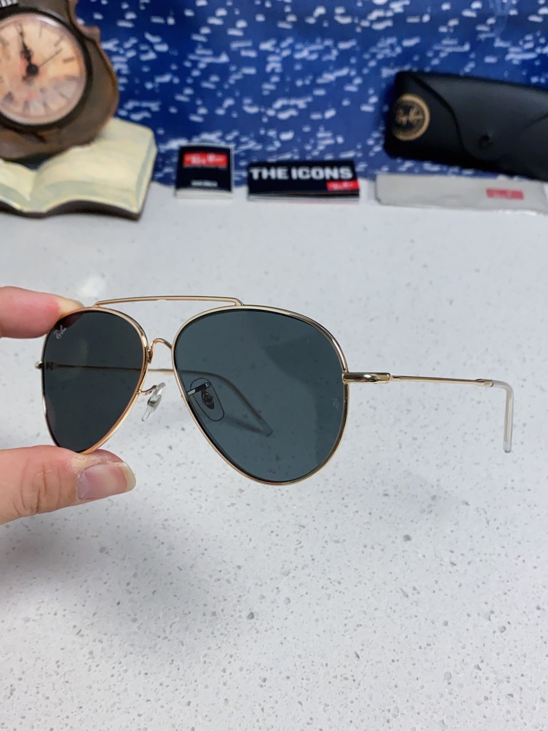 RayBan雷朋 2025成毅同款REVERSE反转系列 凹面镜片 莱尼克拉维茨联名限量版飞行员式墨镜 