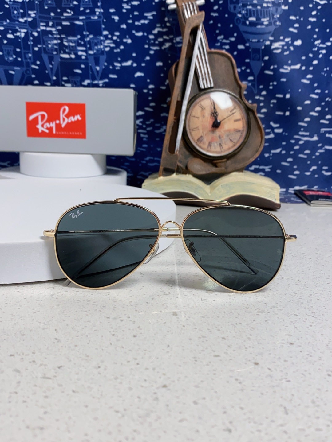 RayBan雷朋 2025成毅同款REVERSE反转系列 凹面镜片 莱尼克拉维茨联名限量版飞行员式墨镜 