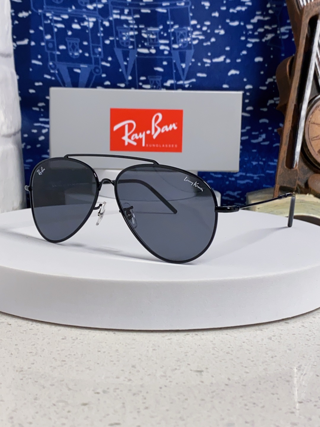 RayBan雷朋 2025成毅同款REVERSE反转系列 凹面镜片 莱尼克拉维茨联名限量版飞行员式墨镜 