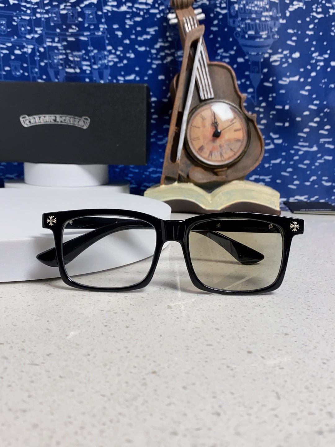  Chrome Hearts克罗心 2025新款欧美境外太阳镜男女方框克家平光镜经典旅游时尚光学眼镜 独