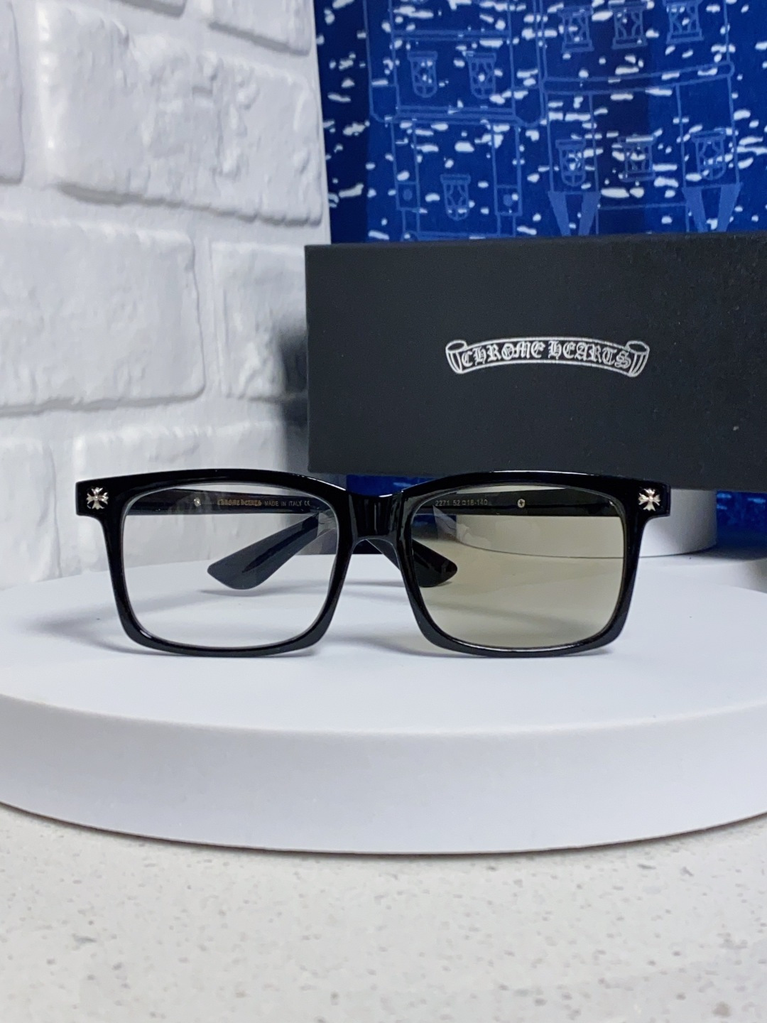  Chrome Hearts克罗心 2025新款欧美境外太阳镜男女方框克家平光镜经典旅游时尚光学眼镜 独