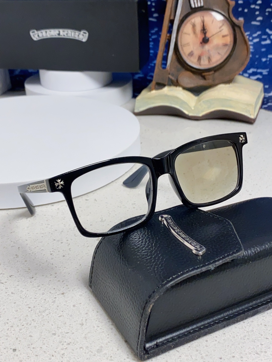  Chrome Hearts克罗心 2025新款欧美境外太阳镜男女方框克家平光镜经典旅游时尚光学眼镜 独