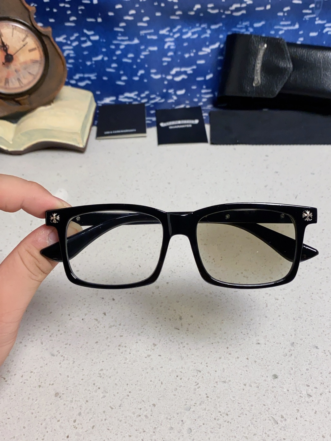  Chrome Hearts克罗心 2025新款欧美境外太阳镜男女方框克家平光镜经典旅游时尚光学眼镜 独