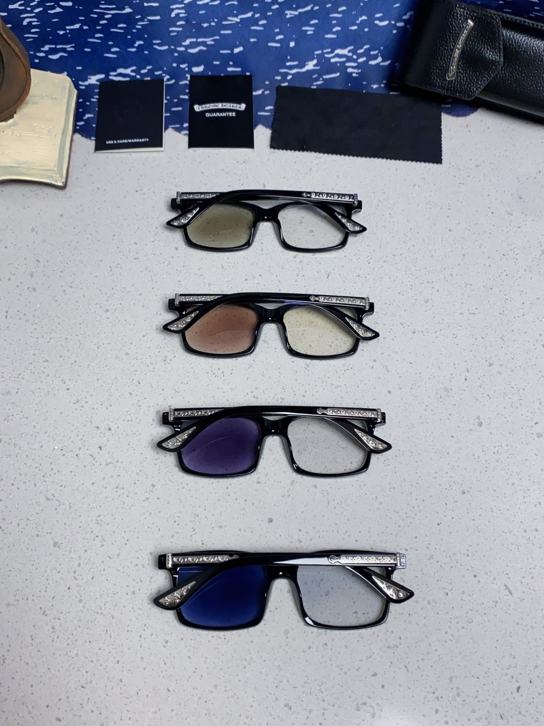  Chrome Hearts克罗心 2025新款欧美境外太阳镜男女方框克家平光镜经典旅游时尚光学眼镜 独