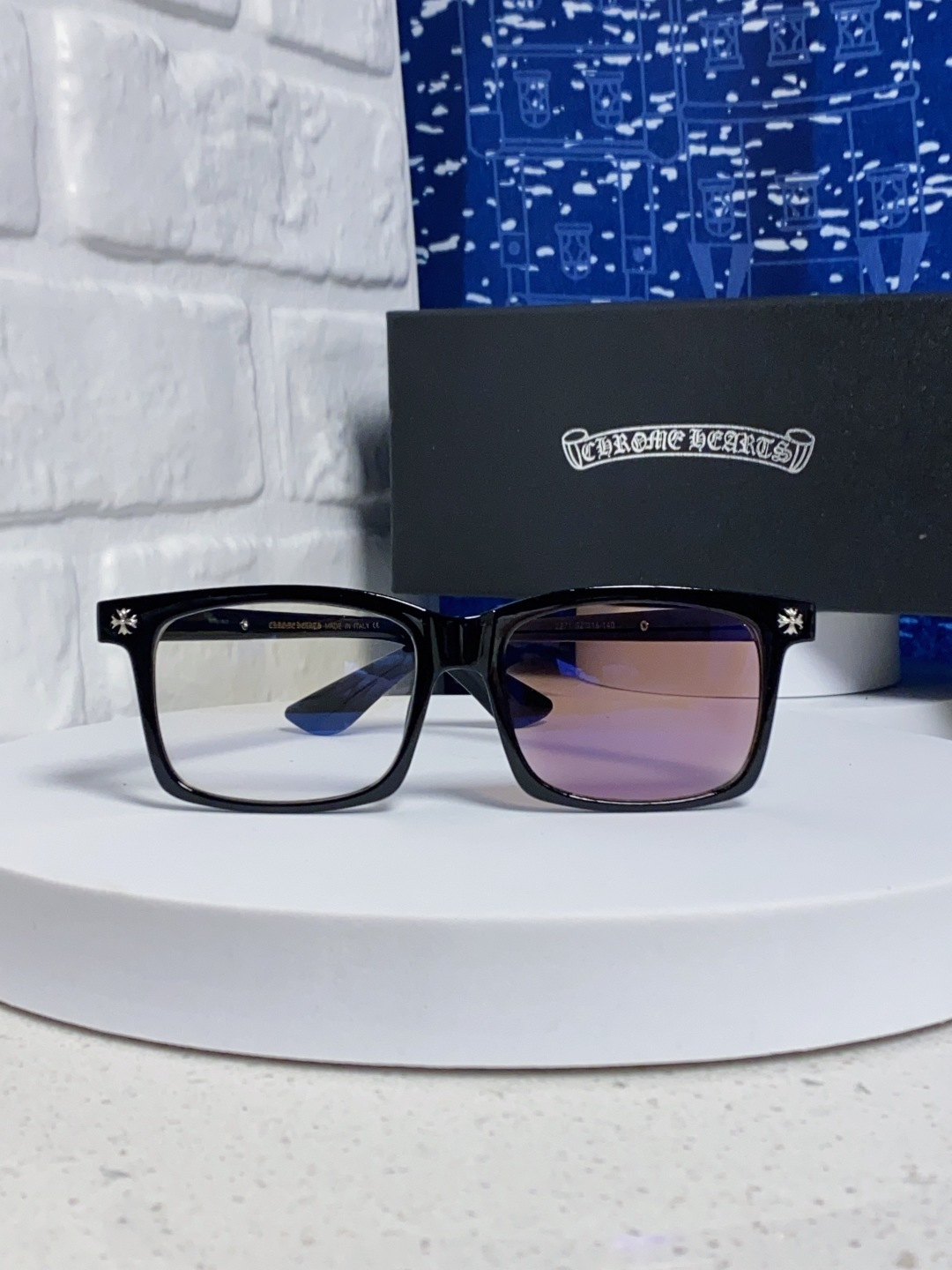  Chrome Hearts克罗心 2025新款欧美境外太阳镜男女方框克家平光镜经典旅游时尚光学眼镜 独