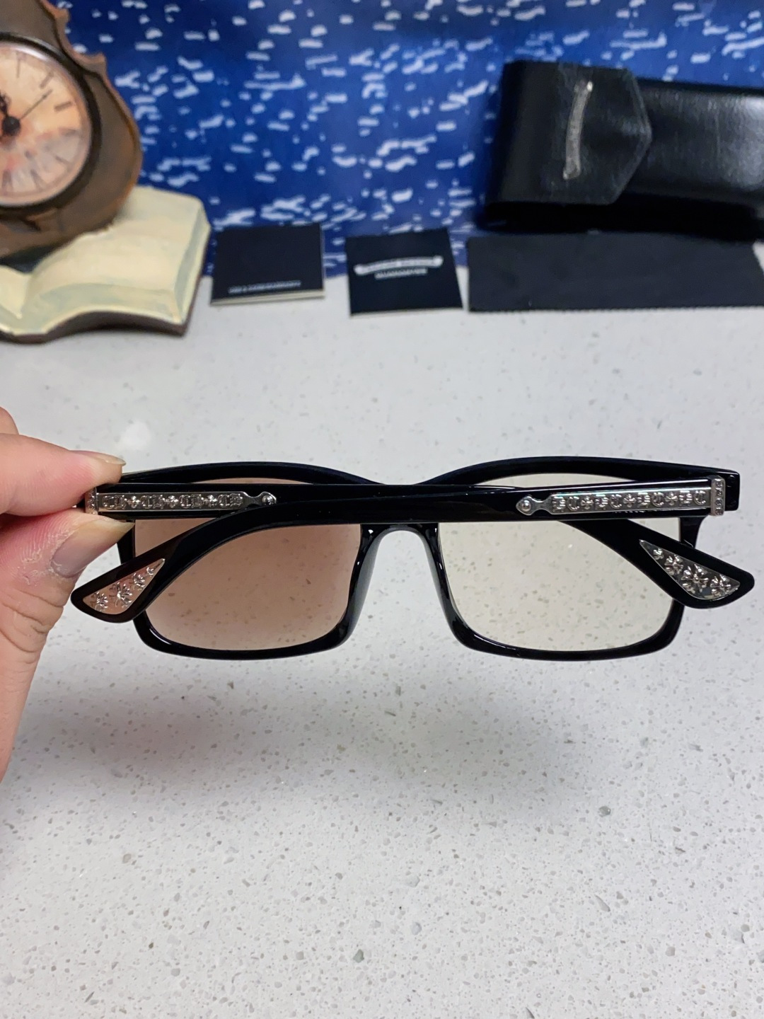  Chrome Hearts克罗心 2025新款欧美境外太阳镜男女方框克家平光镜经典旅游时尚光学眼镜 独