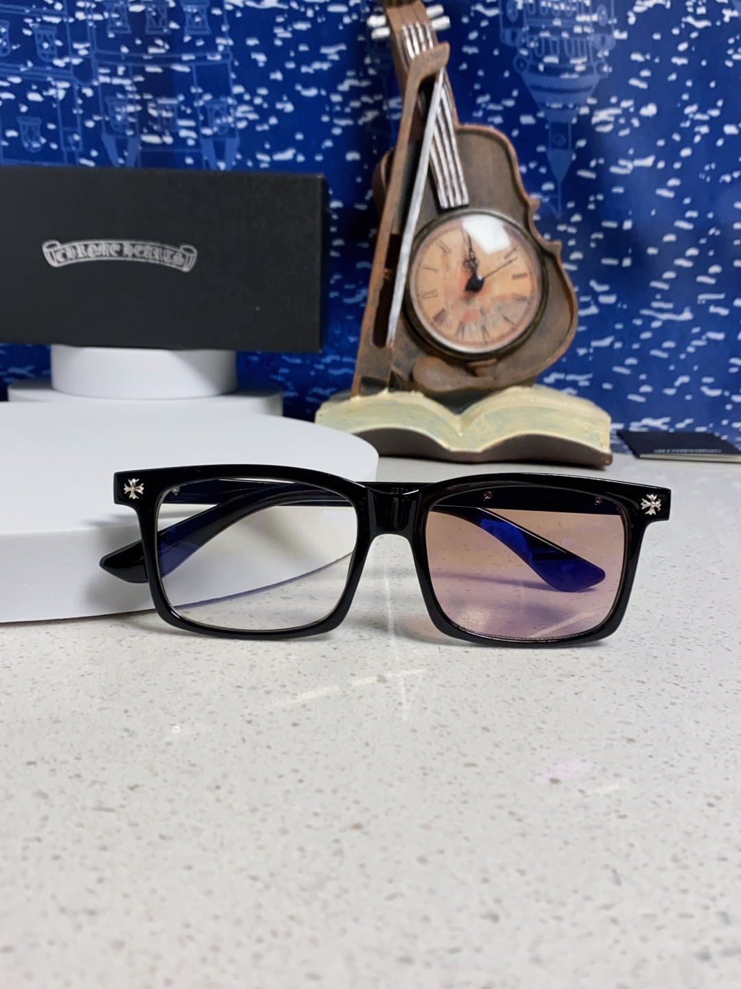  Chrome Hearts克罗心 2025新款欧美境外太阳镜男女方框克家平光镜经典旅游时尚光学眼镜 独