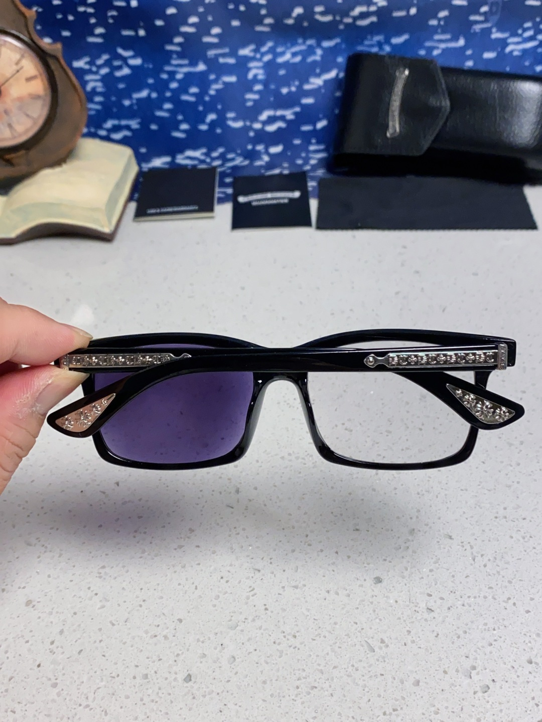  Chrome Hearts克罗心 2025新款欧美境外太阳镜男女方框克家平光镜经典旅游时尚光学眼镜 独