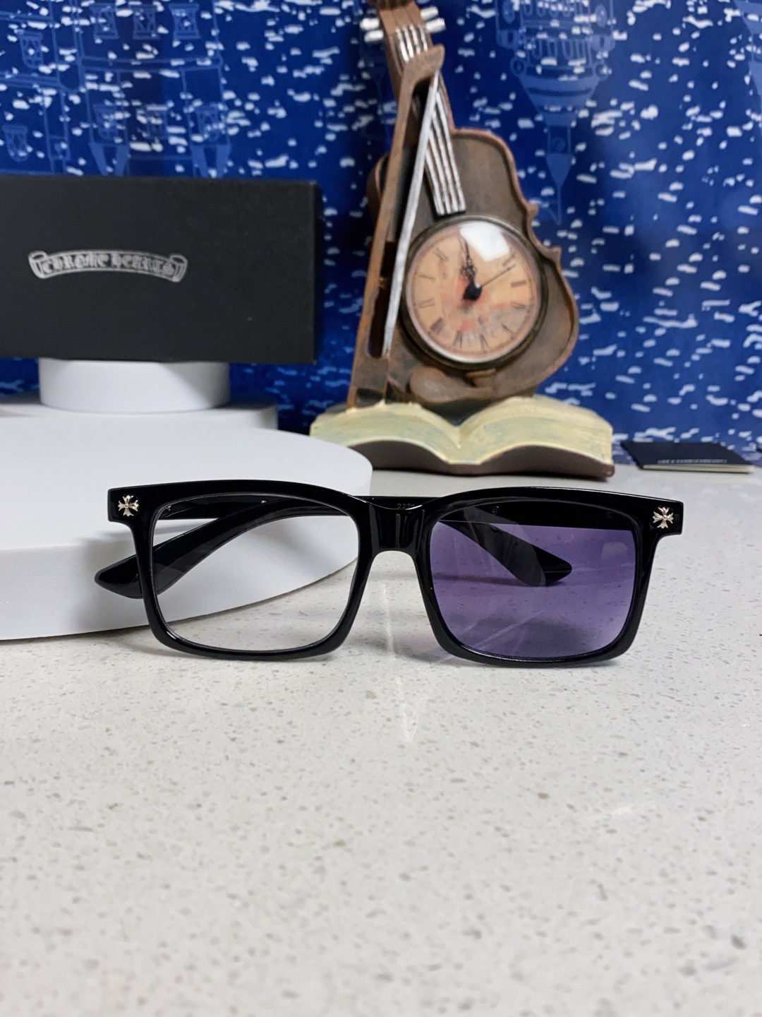  Chrome Hearts克罗心 2025新款欧美境外太阳镜男女方框克家平光镜经典旅游时尚光学眼镜 独