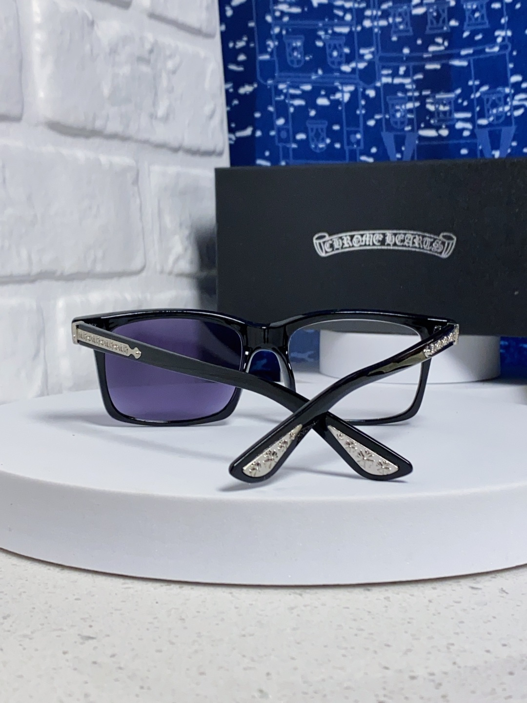  Chrome Hearts克罗心 2025新款欧美境外太阳镜男女方框克家平光镜经典旅游时尚光学眼镜 独