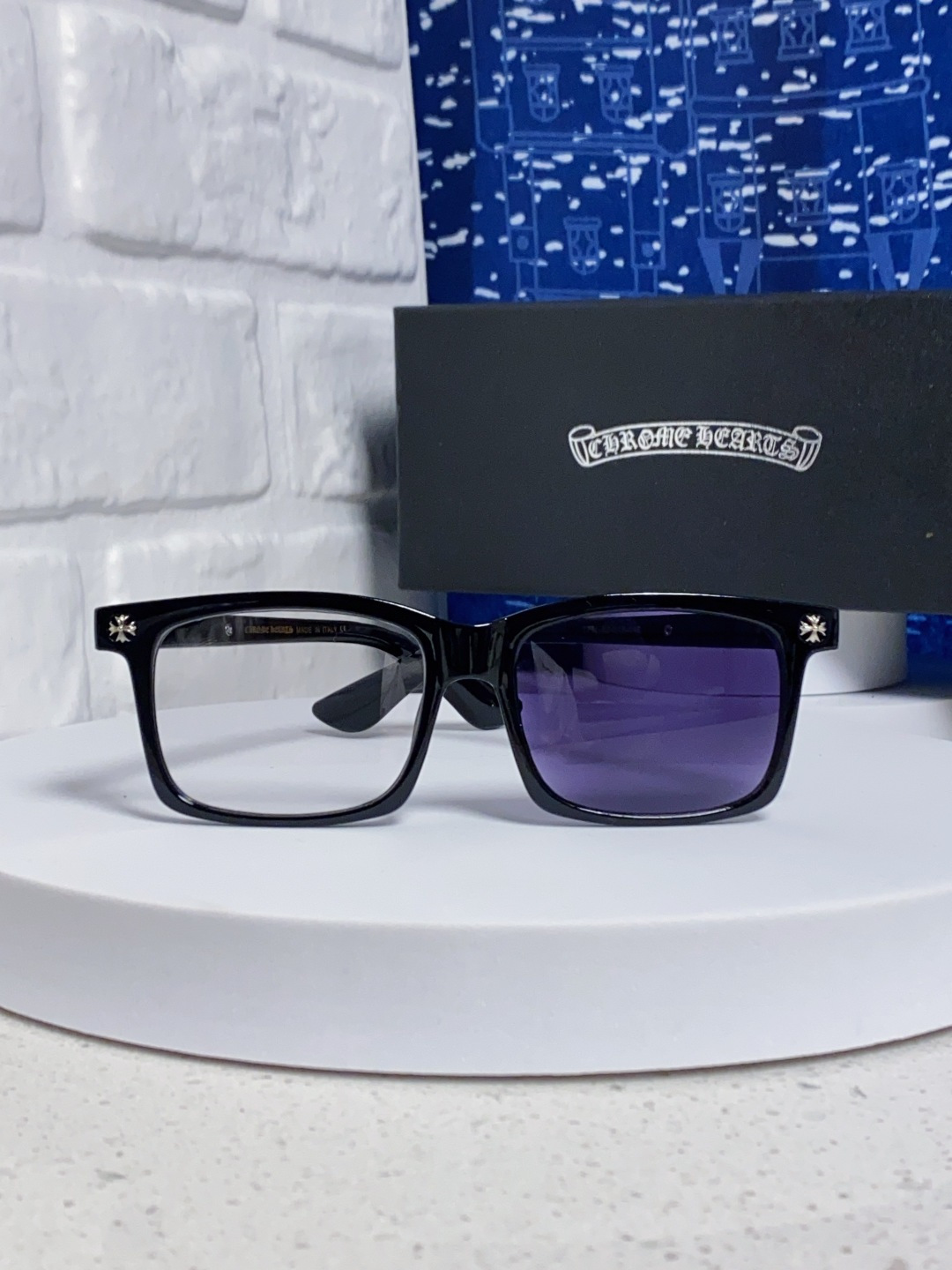  Chrome Hearts克罗心 2025新款欧美境外太阳镜男女方框克家平光镜经典旅游时尚光学眼镜 独