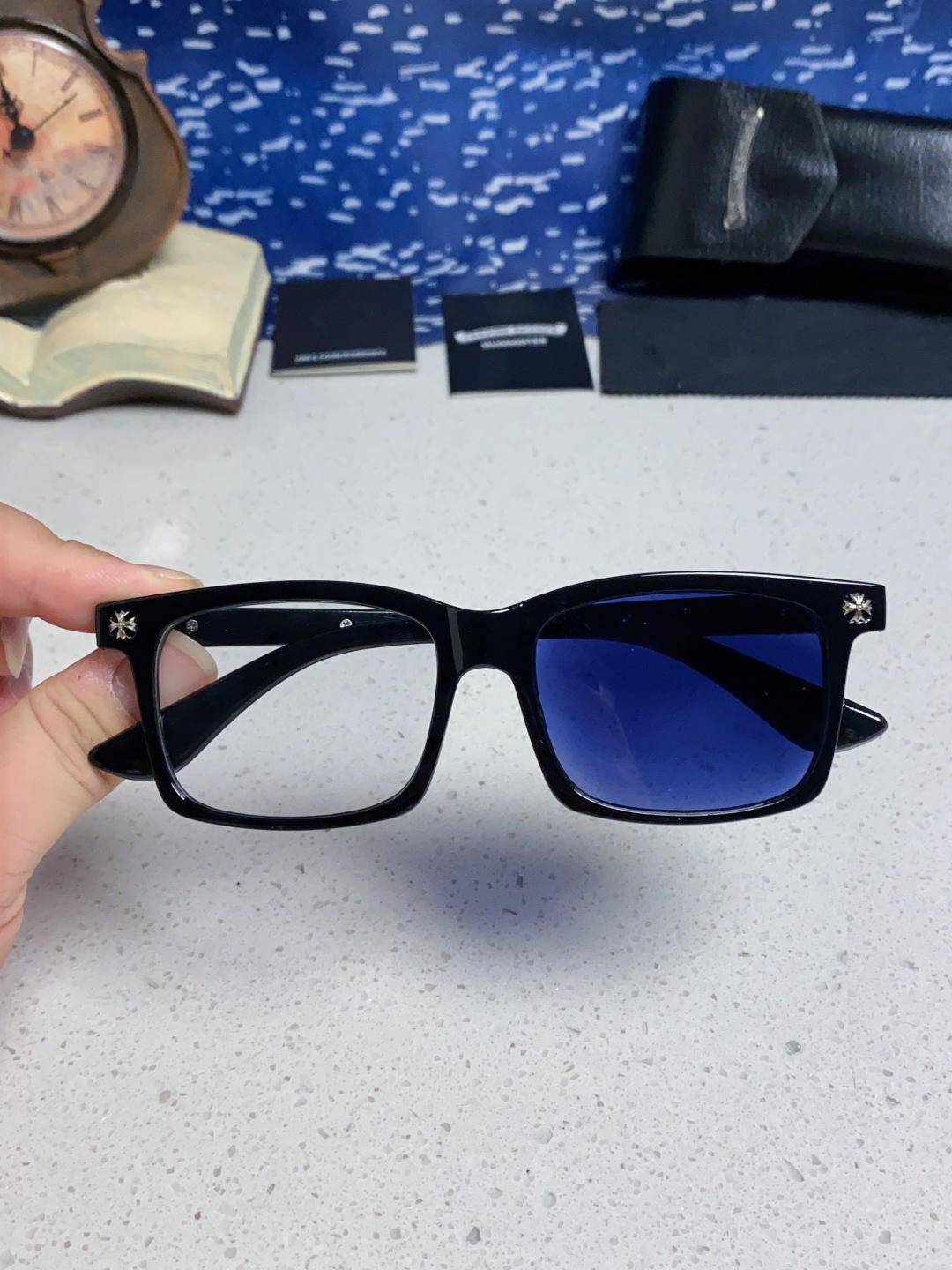  Chrome Hearts克罗心 2025新款欧美境外太阳镜男女方框克家平光镜经典旅游时尚光学眼镜 独