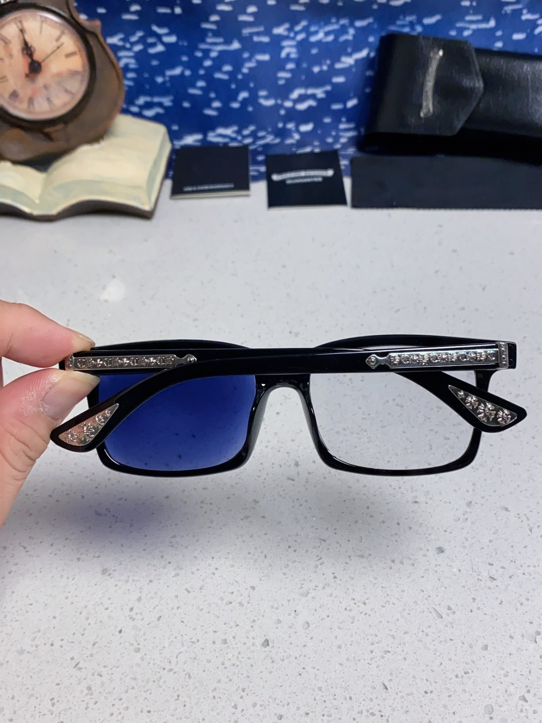  Chrome Hearts克罗心 2025新款欧美境外太阳镜男女方框克家平光镜经典旅游时尚光学眼镜 独