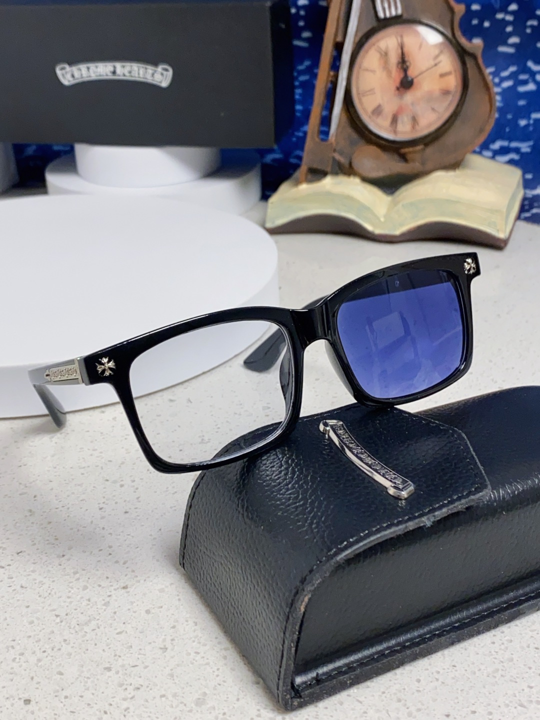  Chrome Hearts克罗心 2025新款欧美境外太阳镜男女方框克家平光镜经典旅游时尚光学眼镜 独