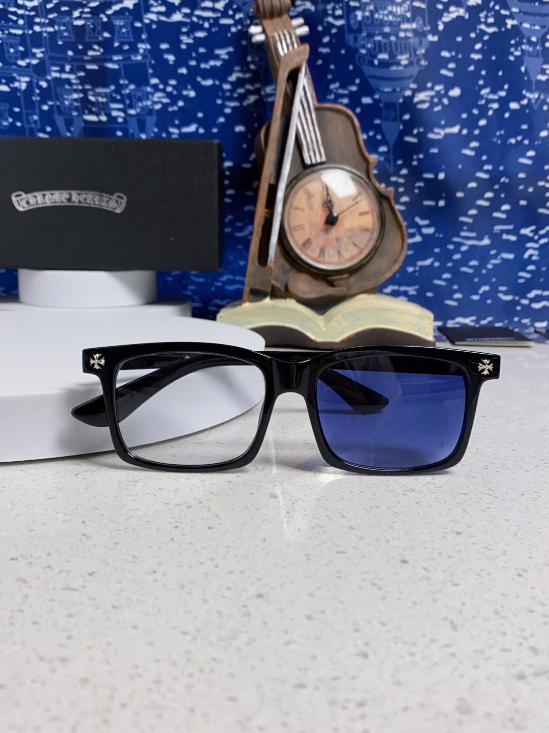  Chrome Hearts克罗心 2025新款欧美境外太阳镜男女方框克家平光镜经典旅游时尚光学眼镜 独