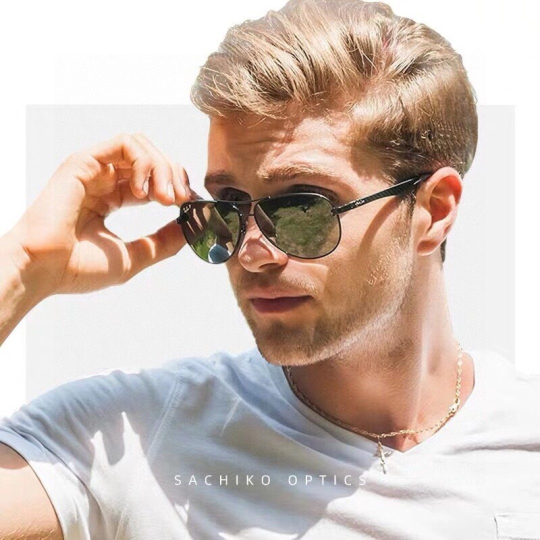 RayBan雷朋 太阳镜法拉利款男女百搭飞行员墨镜 RB8313