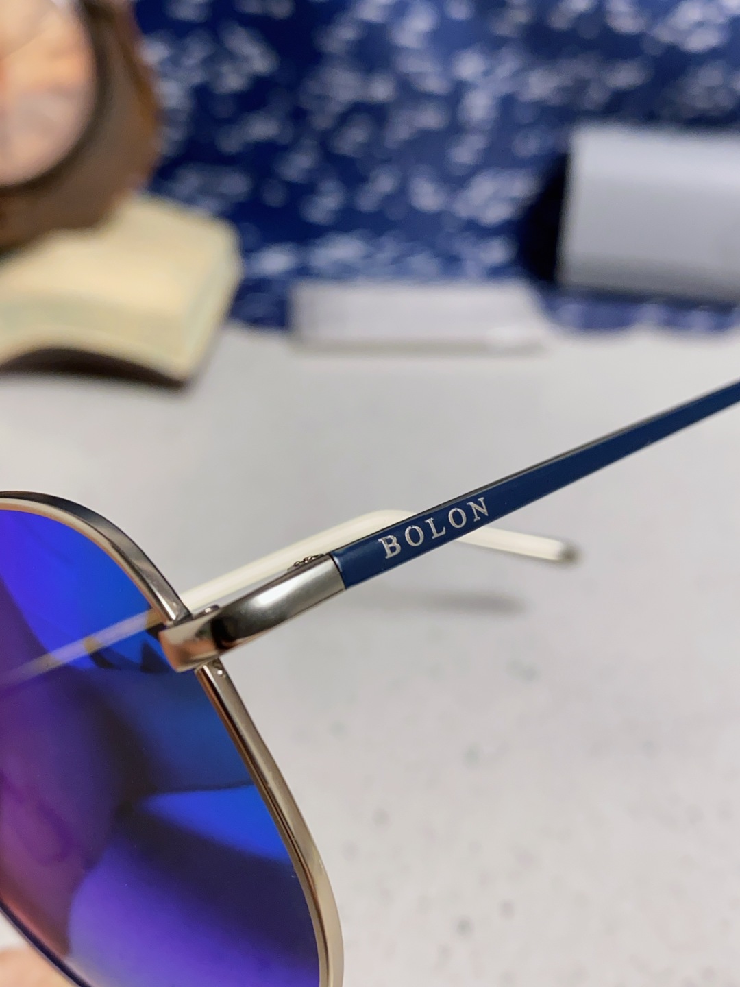 Bolon暴龙 2025新款司机太阳镜男开车专用飞行员式高清偏光蛤蟆镜女时尚眼镜