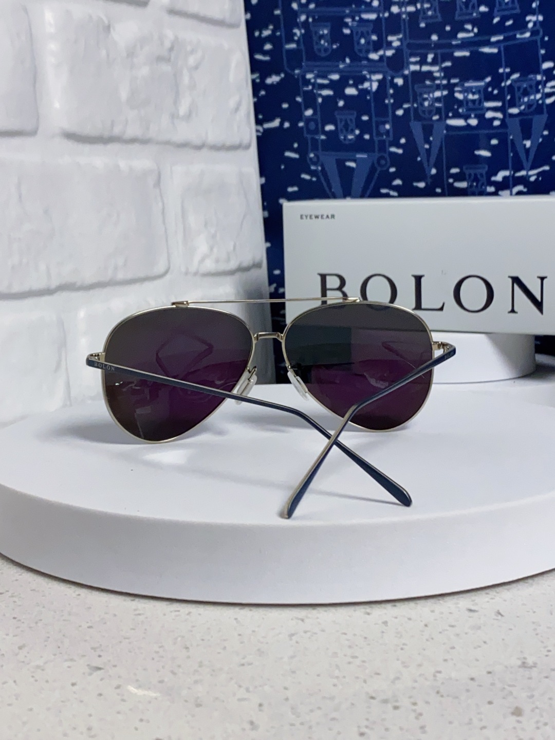 Bolon暴龙 2025新款司机太阳镜男开车专用飞行员式高清偏光蛤蟆镜女时尚眼镜