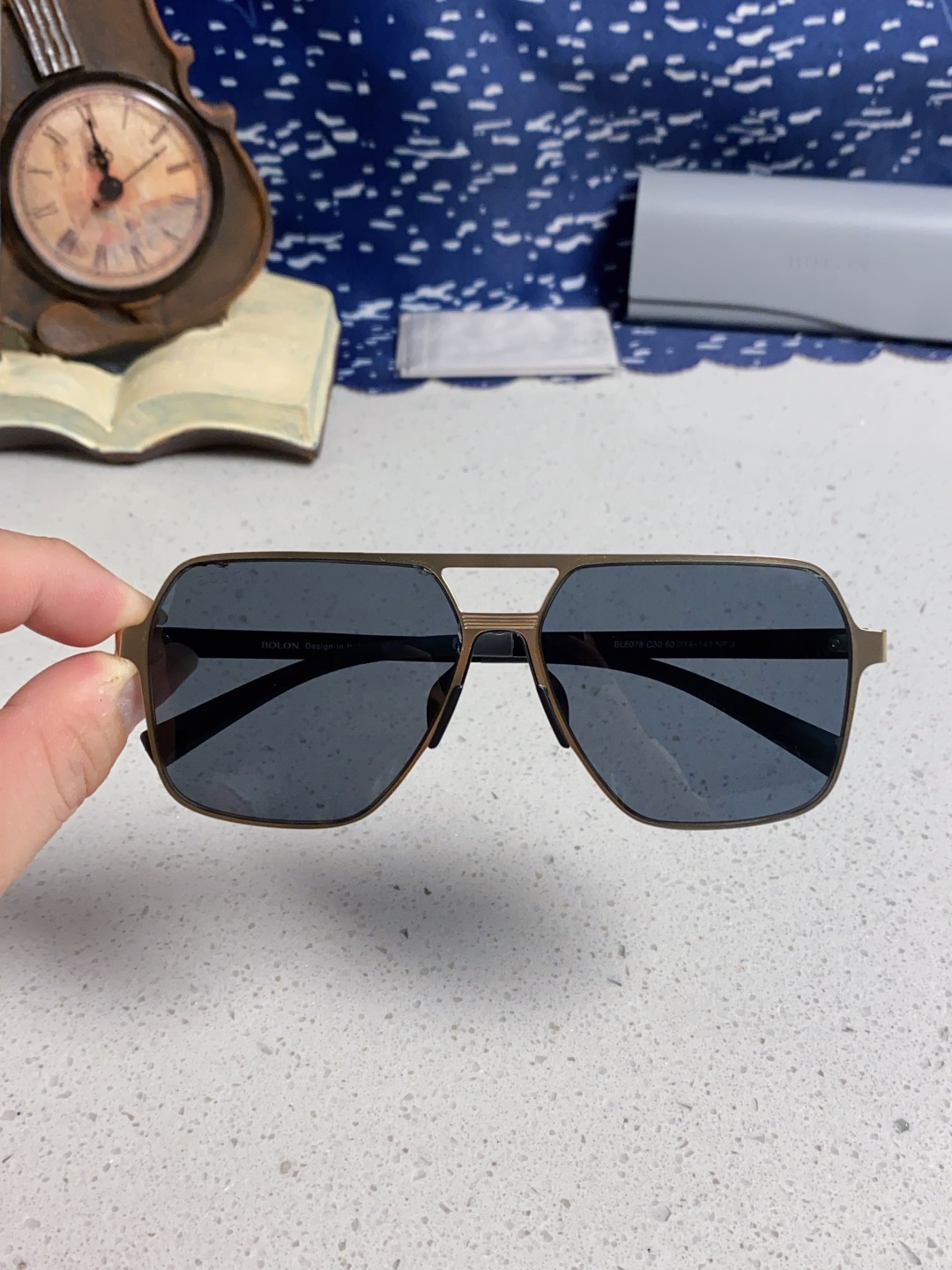 Bolon暴龙 2025新款男士金属墨镜 高清尼龙偏光太阳眼镜驾驶防紫外线强光钓鱼开车专用