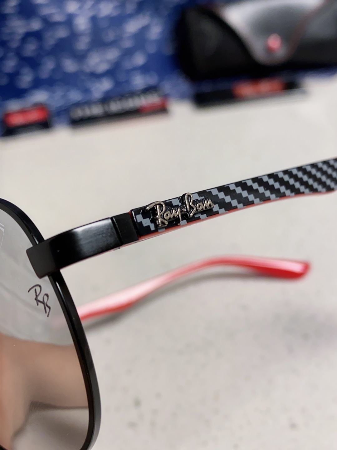 RayBan雷朋 太阳镜法拉利款男女百搭飞行员墨镜 RB8313