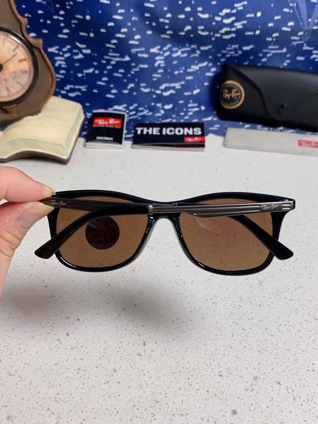 Rayban雷朋 2025新款墨镜男士眼镜偏光太阳镜女潮流开车驾驶专用防紫外线眼睛 RB8205