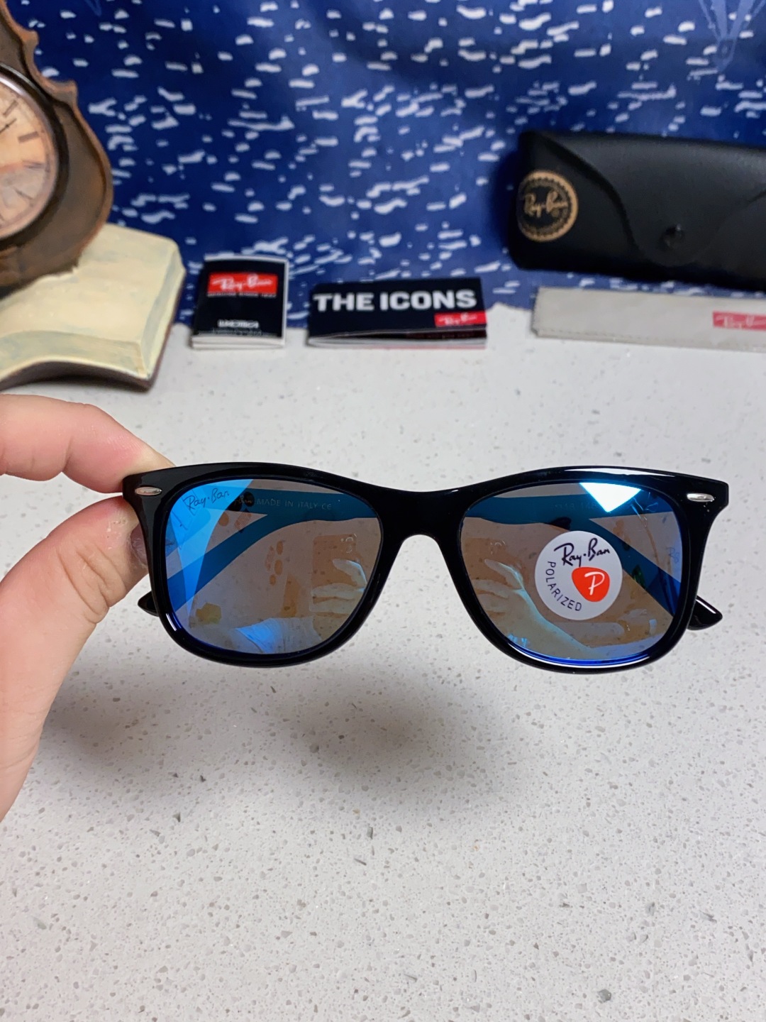 Rayban雷朋 2025新款墨镜男士眼镜偏光太阳镜女潮流开车驾驶专用防紫外线眼睛 RB8205