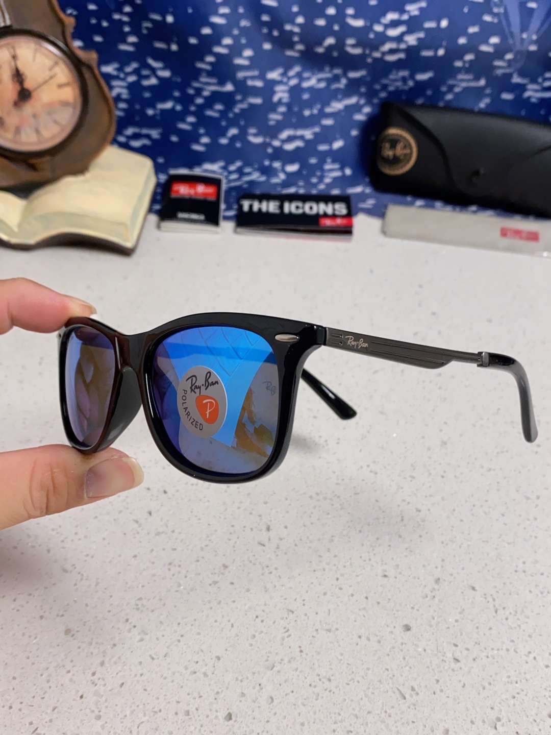 Rayban雷朋 2025新款墨镜男士眼镜偏光太阳镜女潮流开车驾驶专用防紫外线眼睛 RB8205