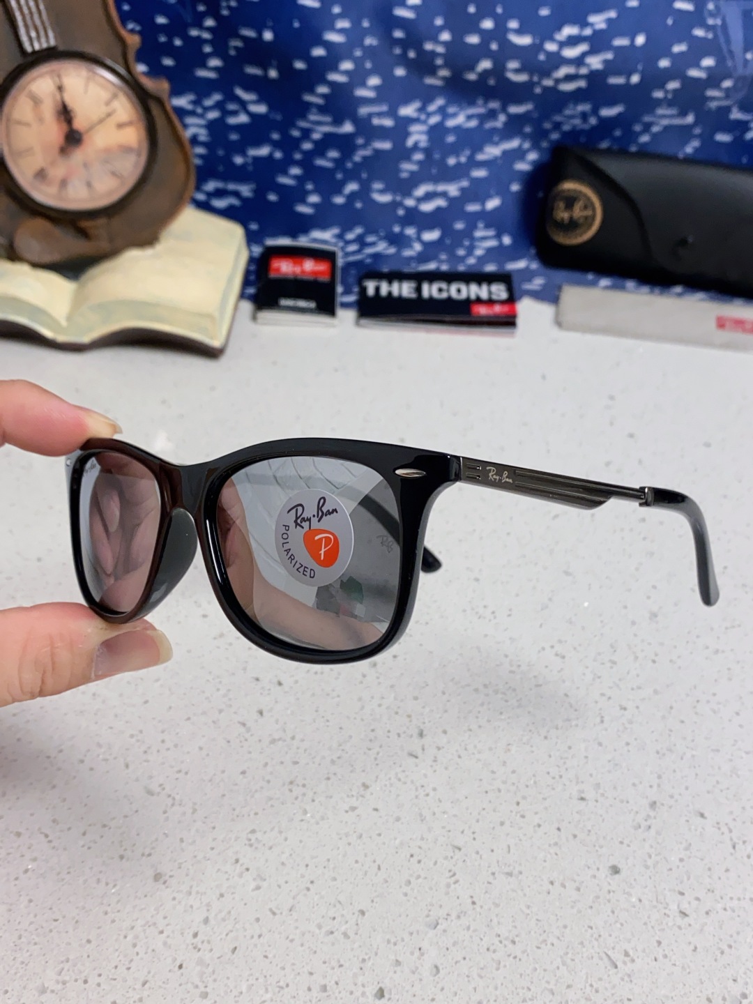 Rayban雷朋 2025新款墨镜男士眼镜偏光太阳镜女潮流开车驾驶专用防紫外线眼睛 RB8205