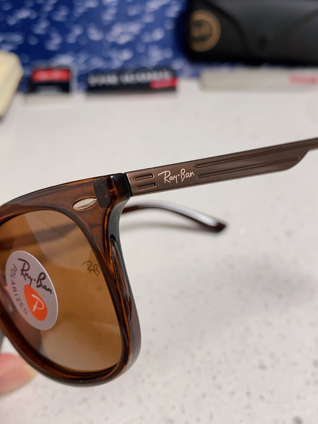 Rayban雷朋 2025新款墨镜男士眼镜偏光太阳镜女潮流开车驾驶专用防紫外线眼睛 RB8205