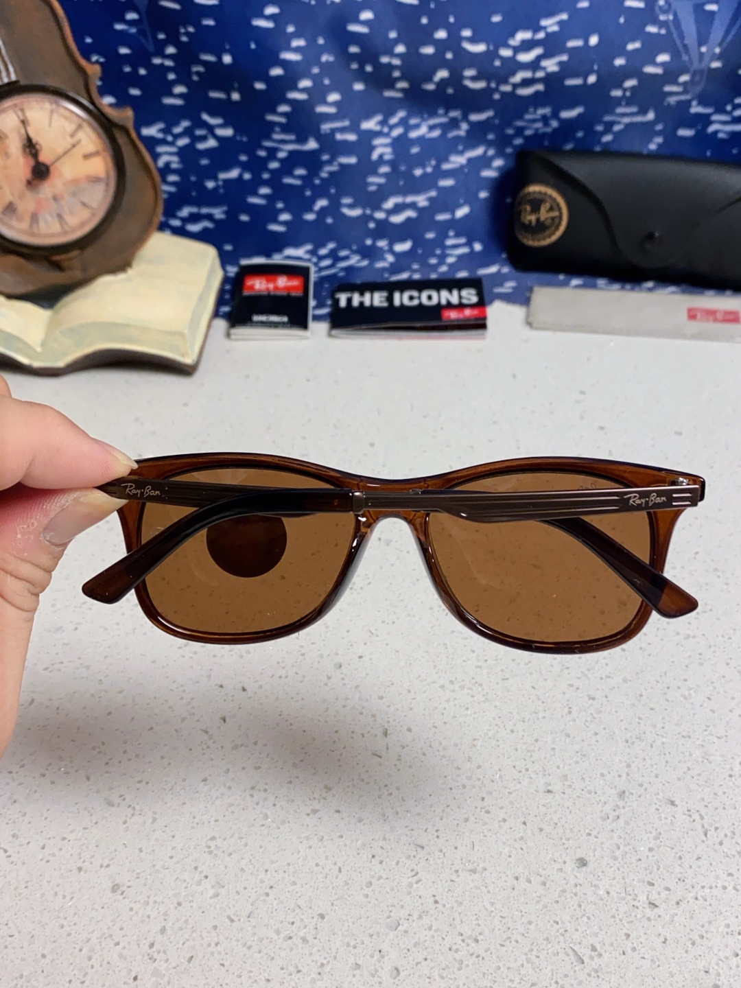 Rayban雷朋 2025新款墨镜男士眼镜偏光太阳镜女潮流开车驾驶专用防紫外线眼睛 RB8205