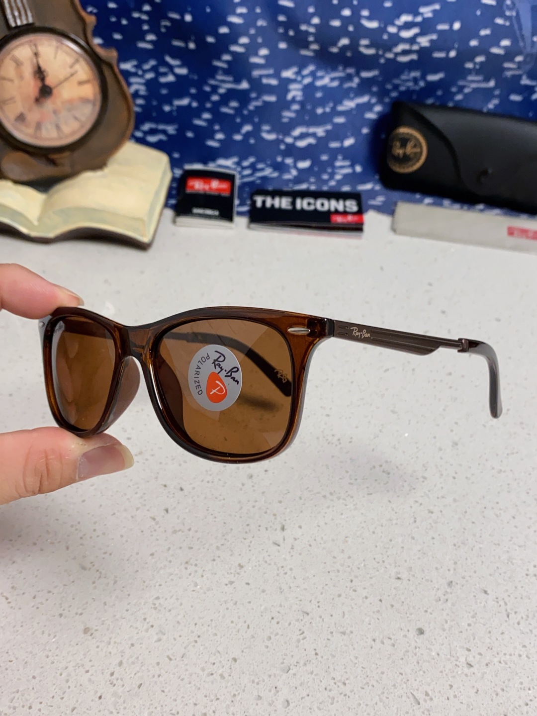 Rayban雷朋 2025新款墨镜男士眼镜偏光太阳镜女潮流开车驾驶专用防紫外线眼睛 RB8205