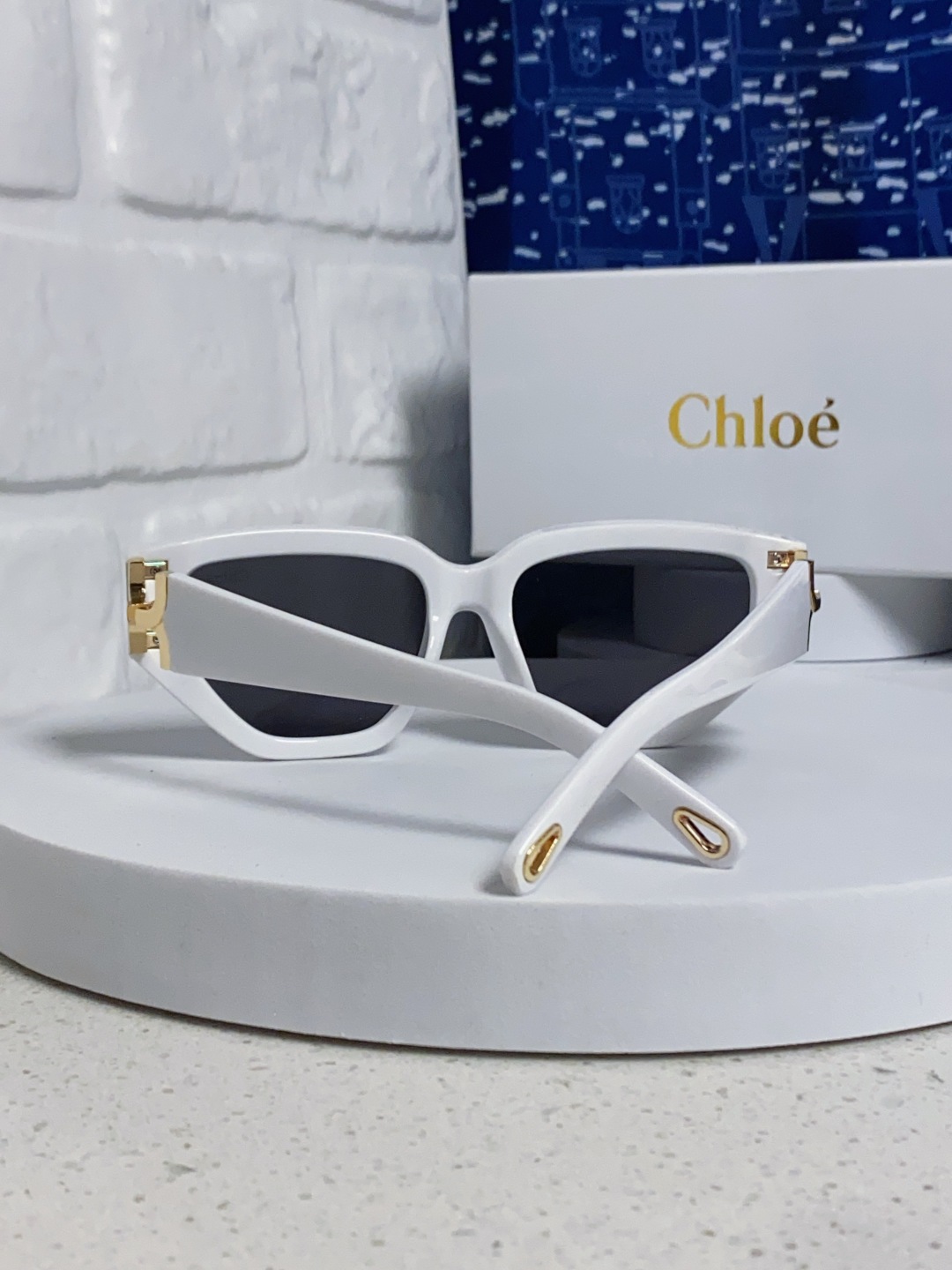 Chloe克洛伊 2025新款春夏新款猫眼形太阳镜女高级感方形大框墨镜男女潮流防紫外线