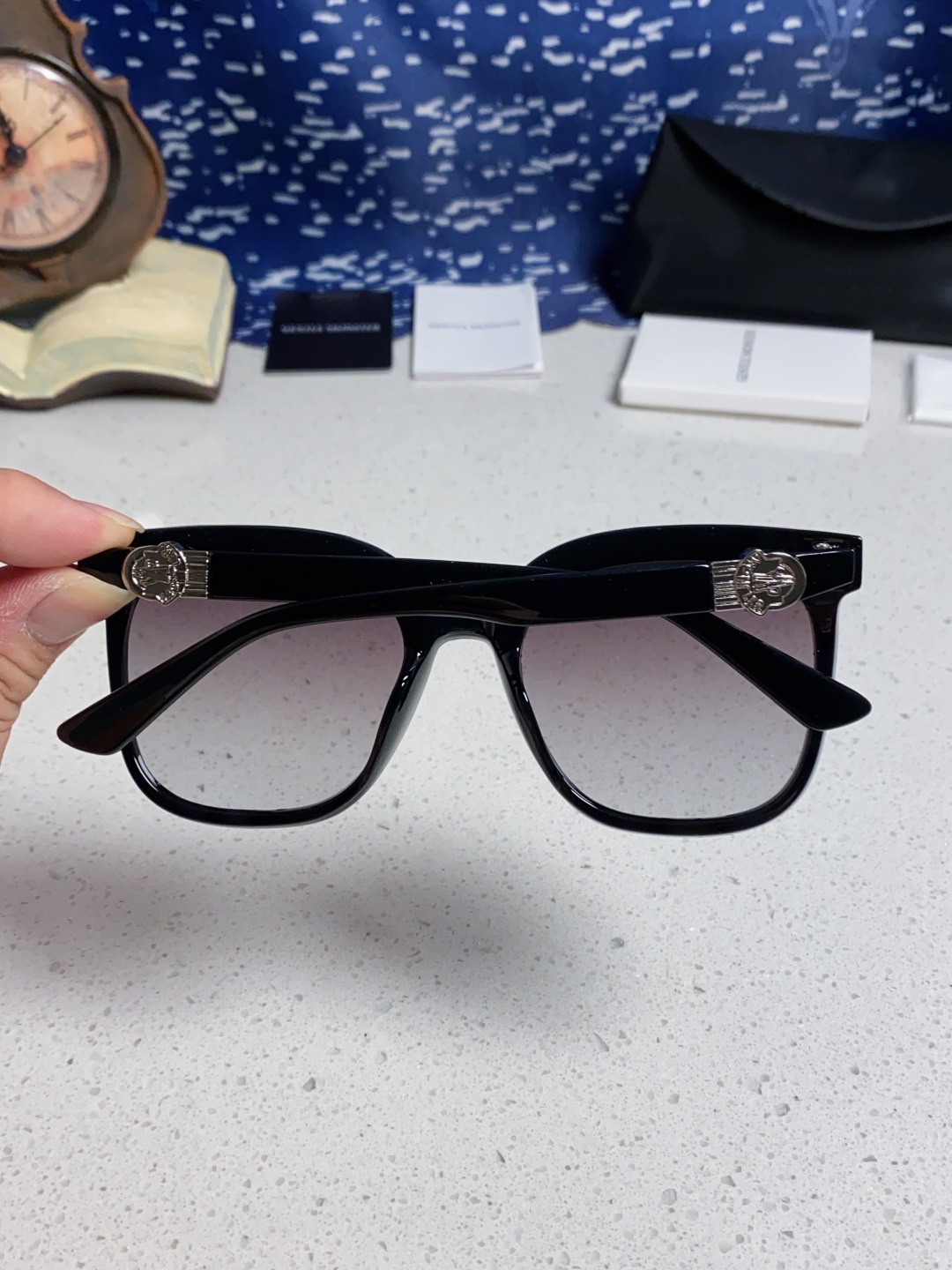 Gentle Moster(GM) 2025新款gm蒙口联名款方框素颜瘦脸潮太阳眼镜 型号：SWIPE4