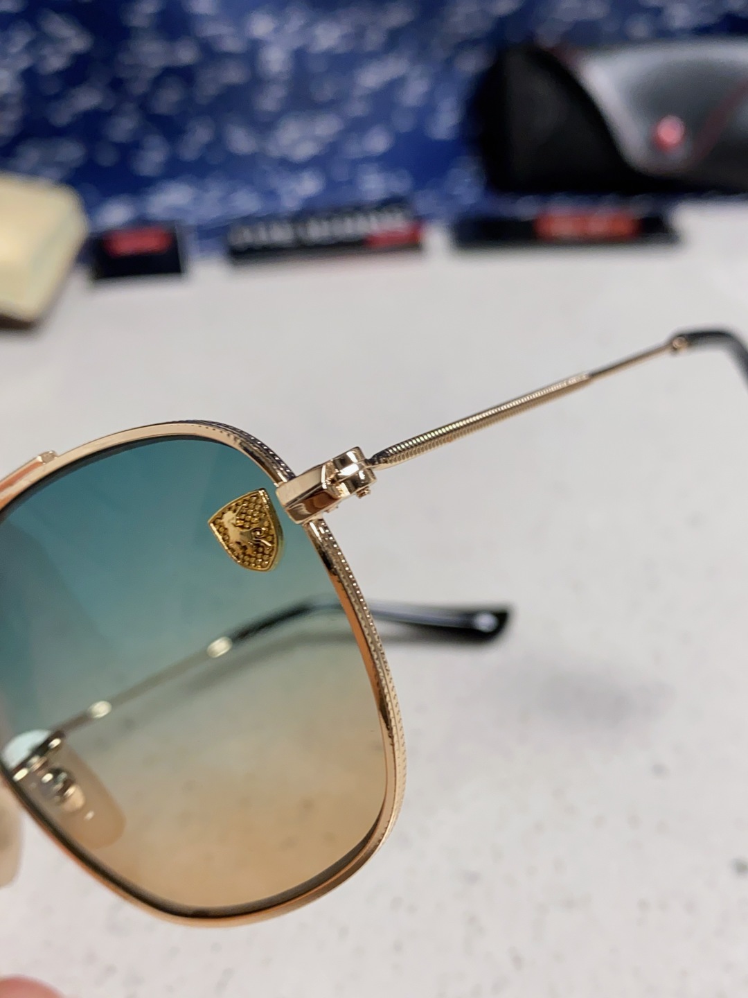 RayBan雷朋&法拉利联名 2025新款双梁小框复古个性 前卫 墨镜潮酷模特款板材高质感物美 RB35