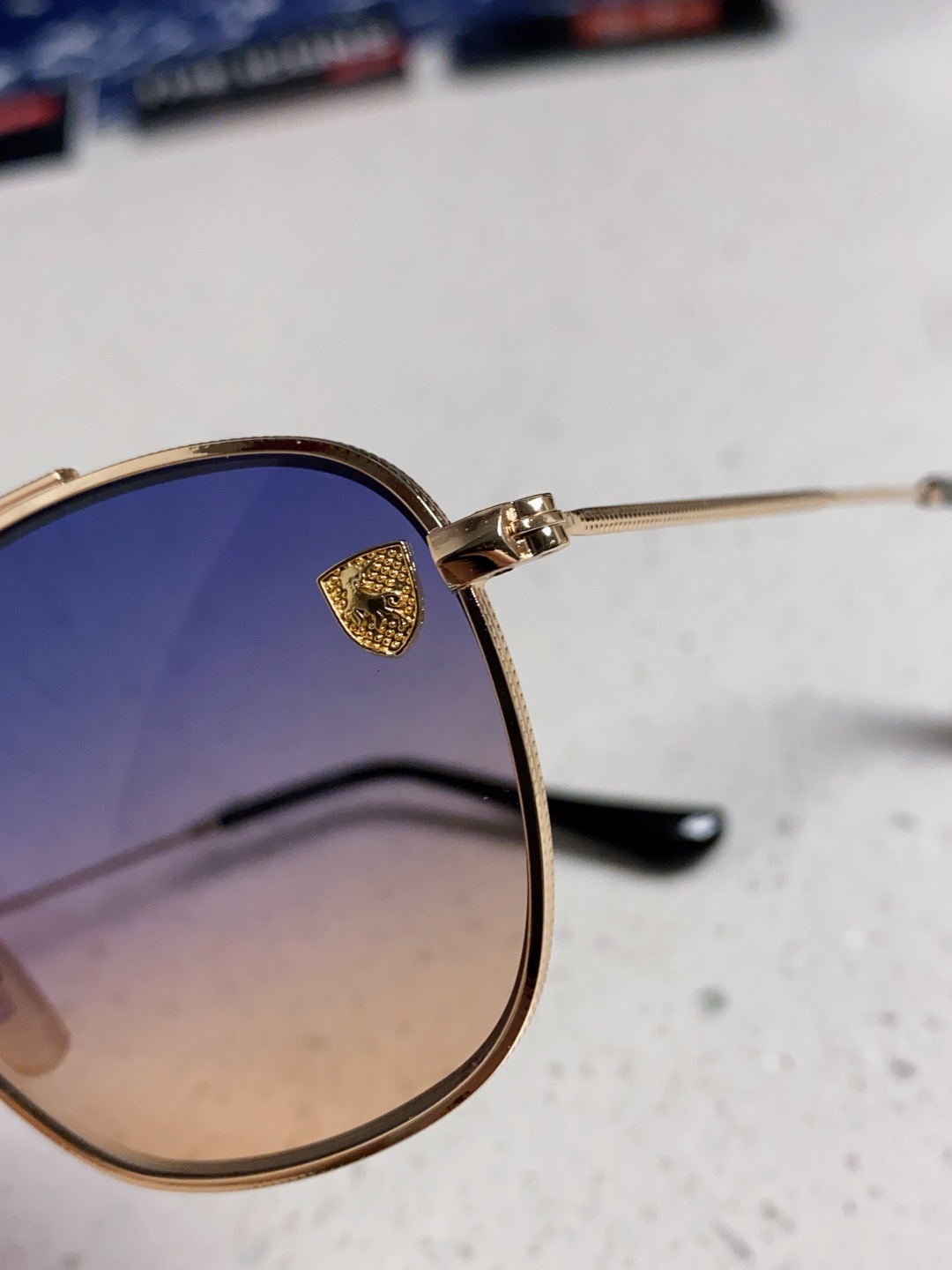 RayBan雷朋&法拉利联名 2025新款双梁小框复古个性 前卫 墨镜潮酷模特款板材高质感物美 RB35