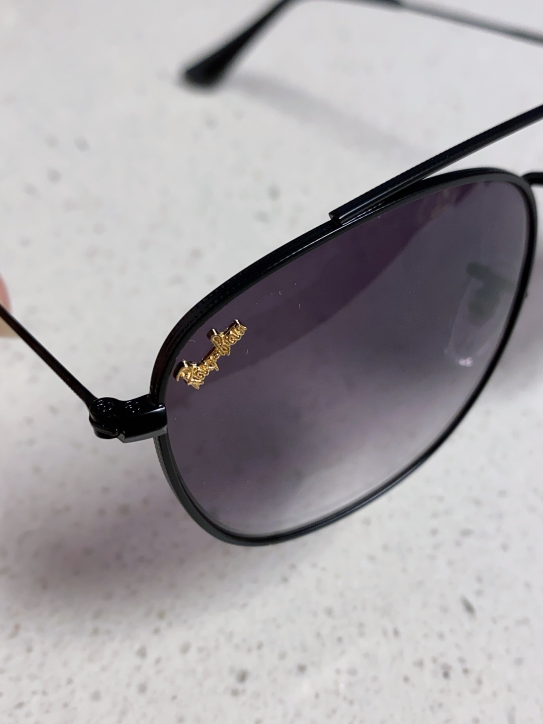 RayBan雷朋&法拉利联名 2025新款双梁小框复古个性 前卫 墨镜潮酷模特款板材高质感物美 RB35