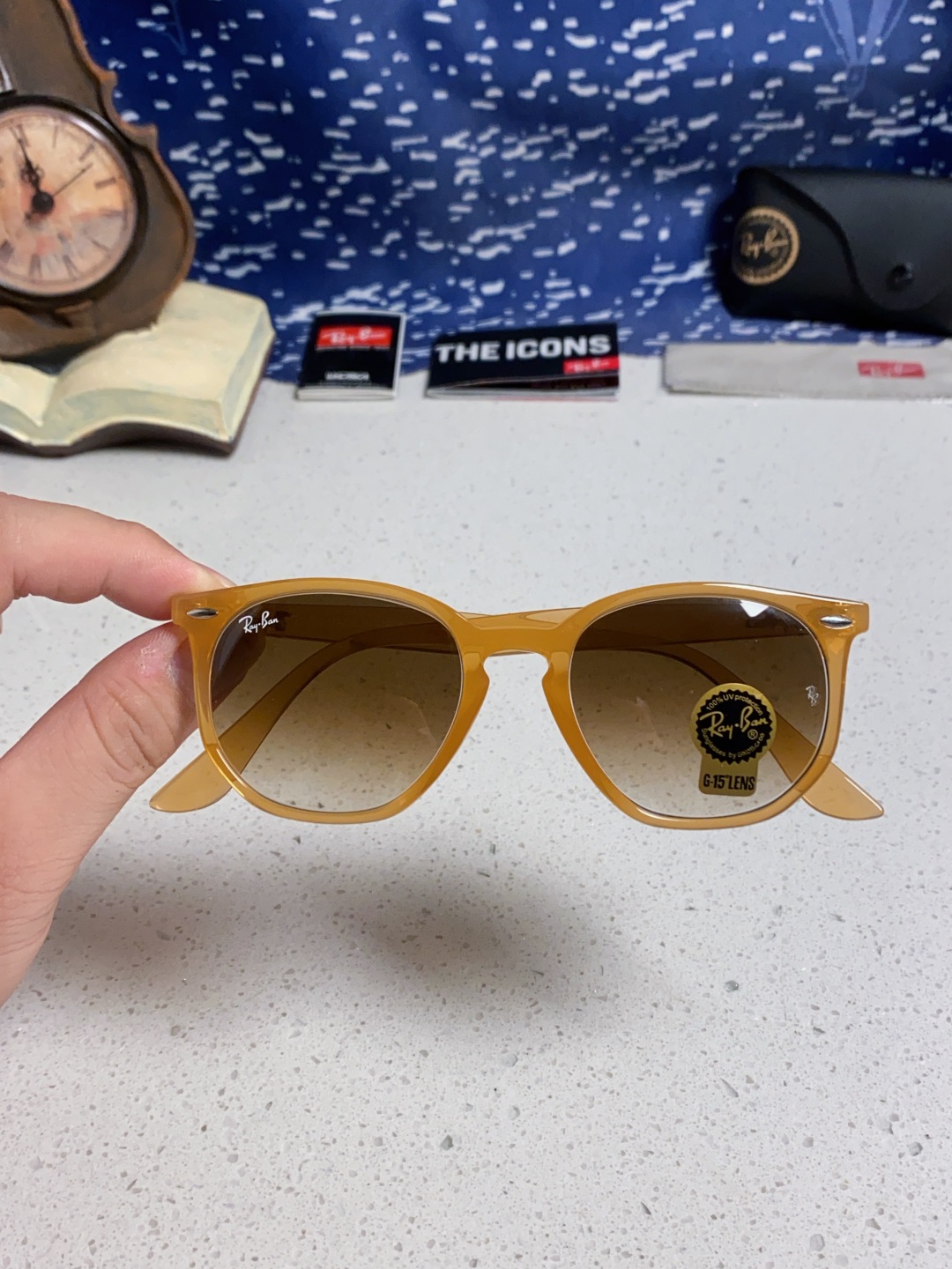 RayBan雷朋 2025新款经典外贸男女玻璃片太阳镜跨境墨镜 高品质板材框 RB4306