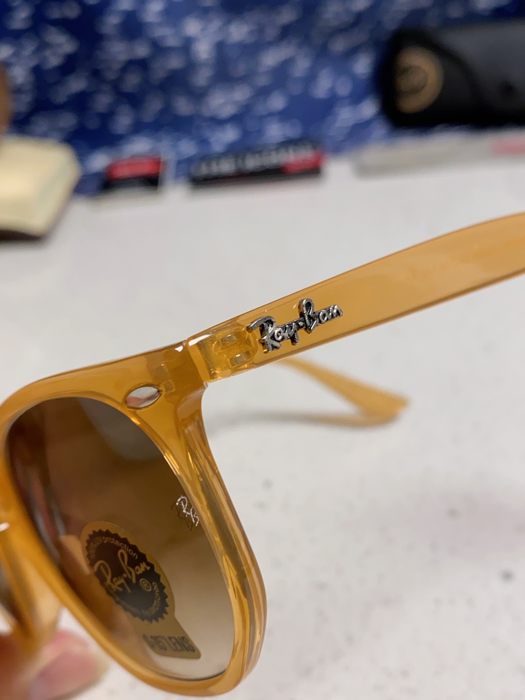 RayBan雷朋 2025新款经典外贸男女玻璃片太阳镜跨境墨镜 高品质板材框 RB4306