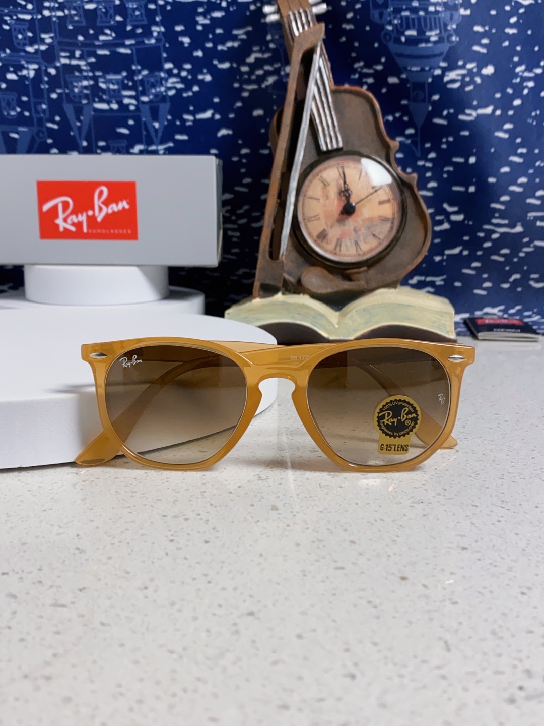 RayBan雷朋 2025新款经典外贸男女玻璃片太阳镜跨境墨镜 高品质板材框 RB4306