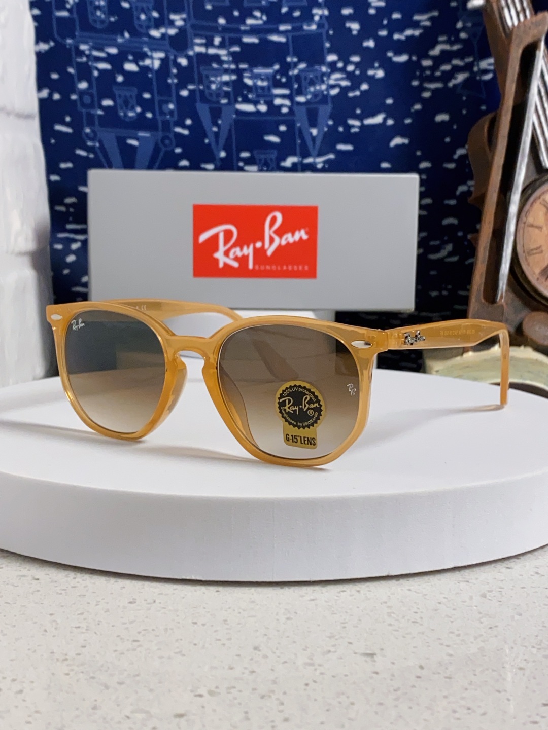 RayBan雷朋 2025新款经典外贸男女玻璃片太阳镜跨境墨镜 高品质板材框 RB4306