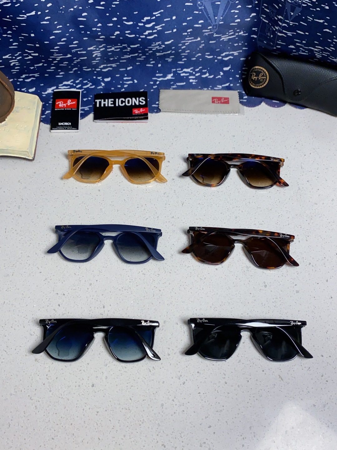 RayBan雷朋 2025新款经典外贸男女玻璃片太阳镜跨境墨镜 高品质板材框 RB4306