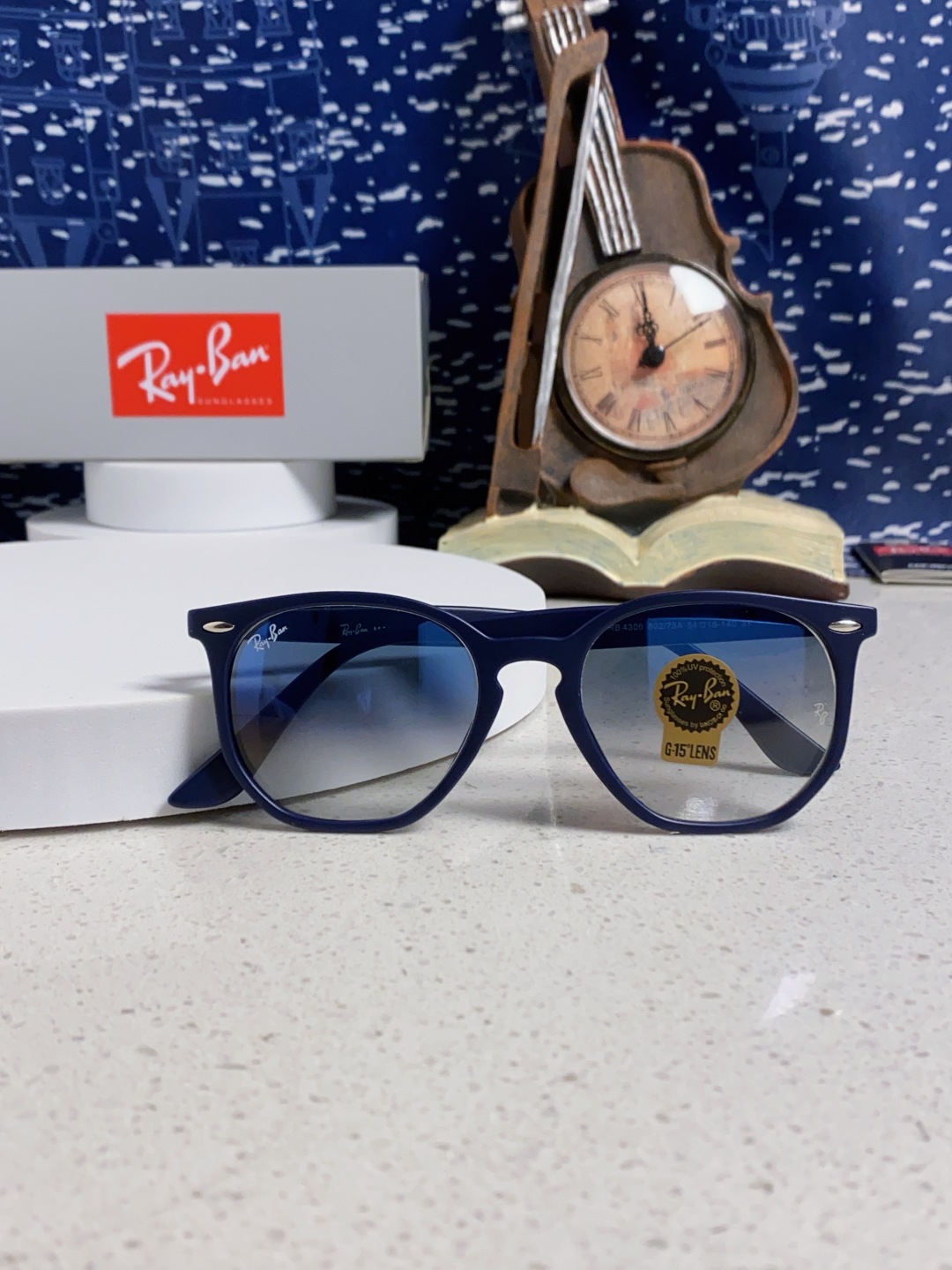 RayBan雷朋 2025新款经典外贸男女玻璃片太阳镜跨境墨镜 高品质板材框 RB4306