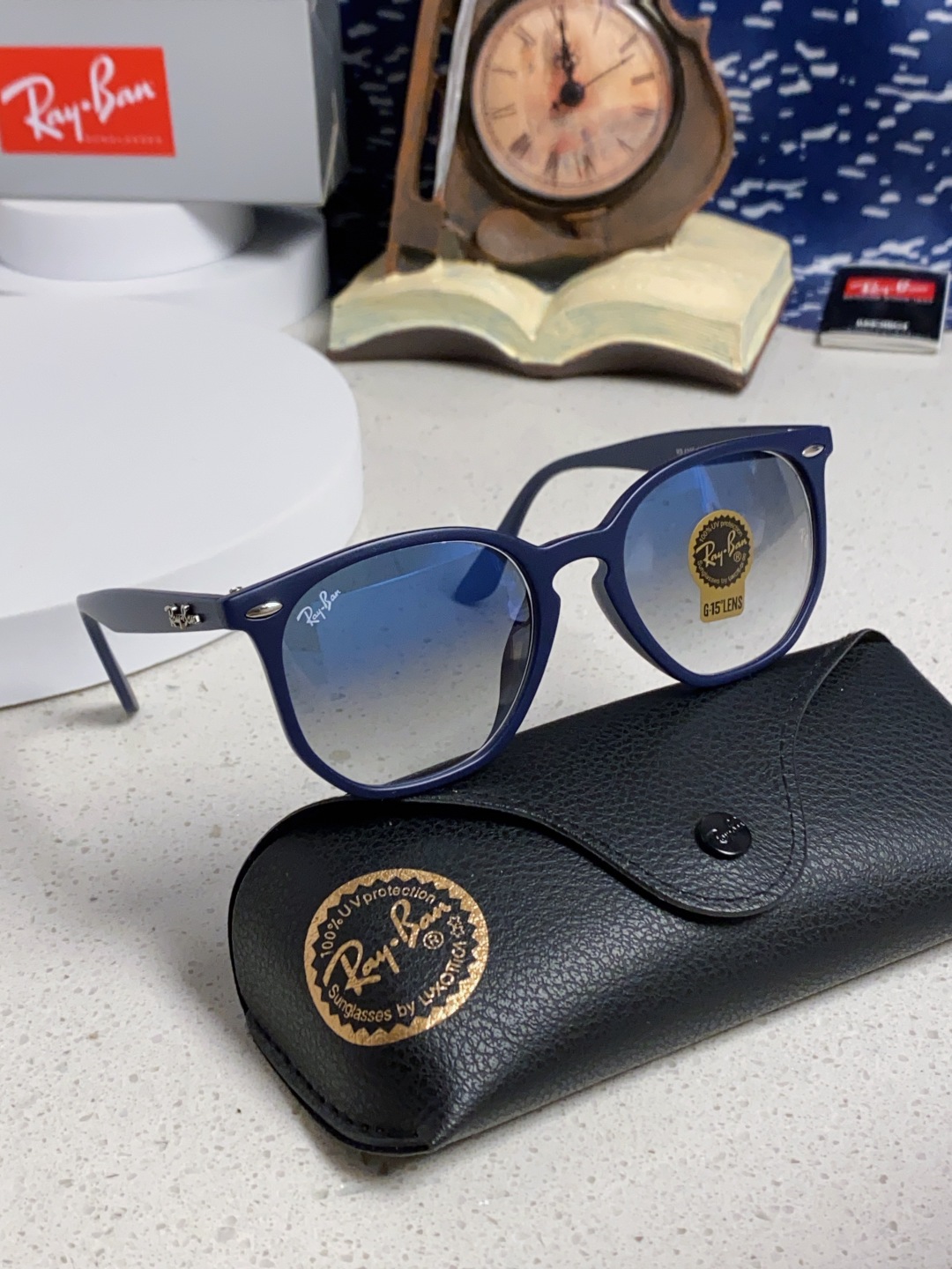 RayBan雷朋 2025新款经典外贸男女玻璃片太阳镜跨境墨镜 高品质板材框 RB4306